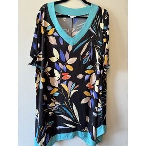 Avenue‎ 26/28 Multicolored Short Sleeved Top
